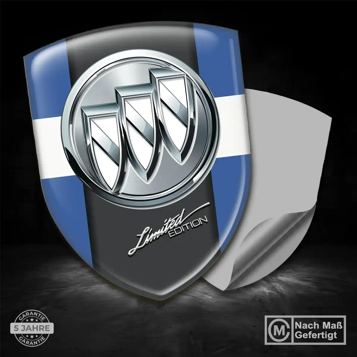Buick 3D Gel Aufkleber Auto Markenedition
