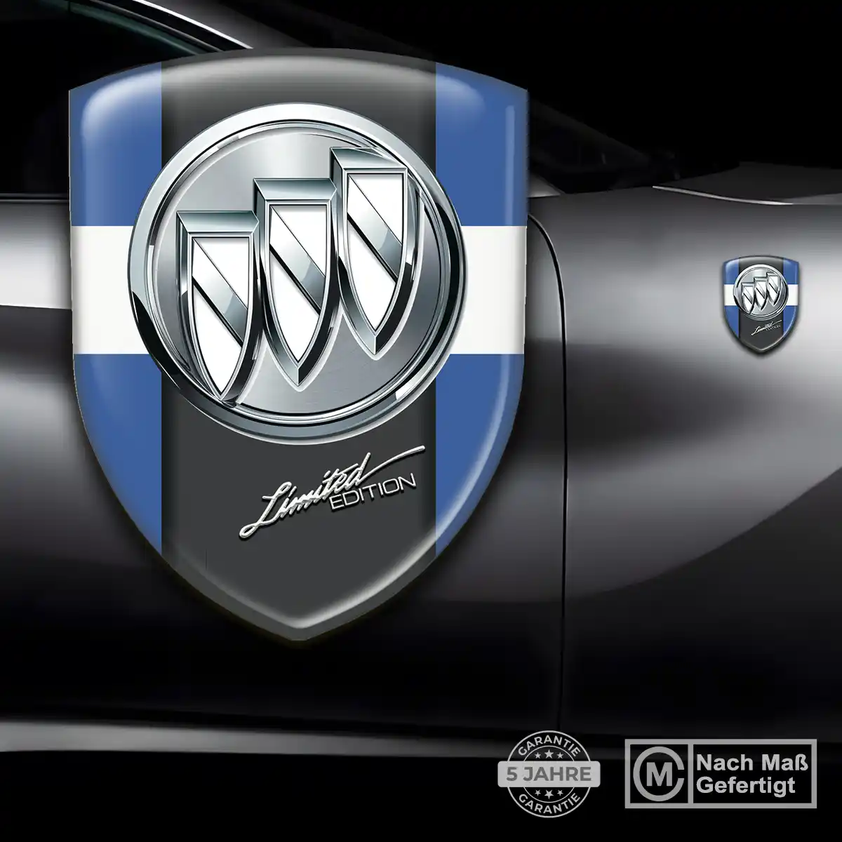 Buick 3D Gel Aufkleber Auto Markenedition