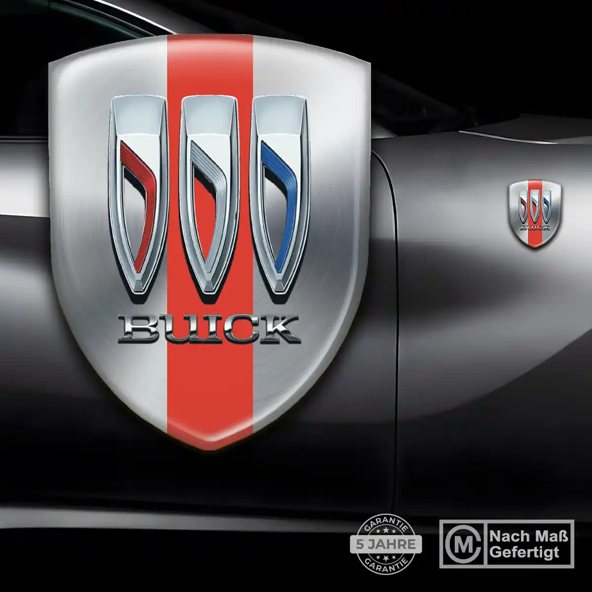 Buick 3D Gel Aufkleber Edles Design