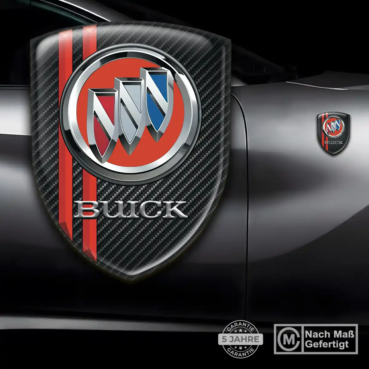 Buick 3D Gel Aufkleber Emblem Auto Elegantes Design