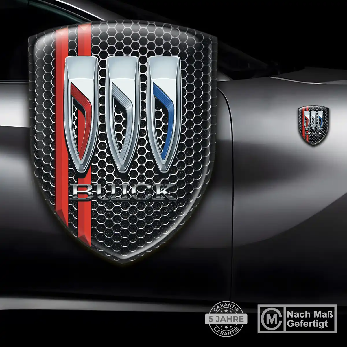Buick 3D Gel Aufkleber Emblem Edles Design