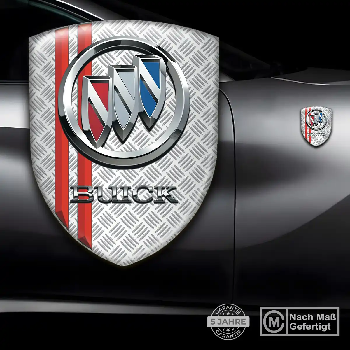 Buick 3D Gel Aufkleber Emblem Exterieurdesign