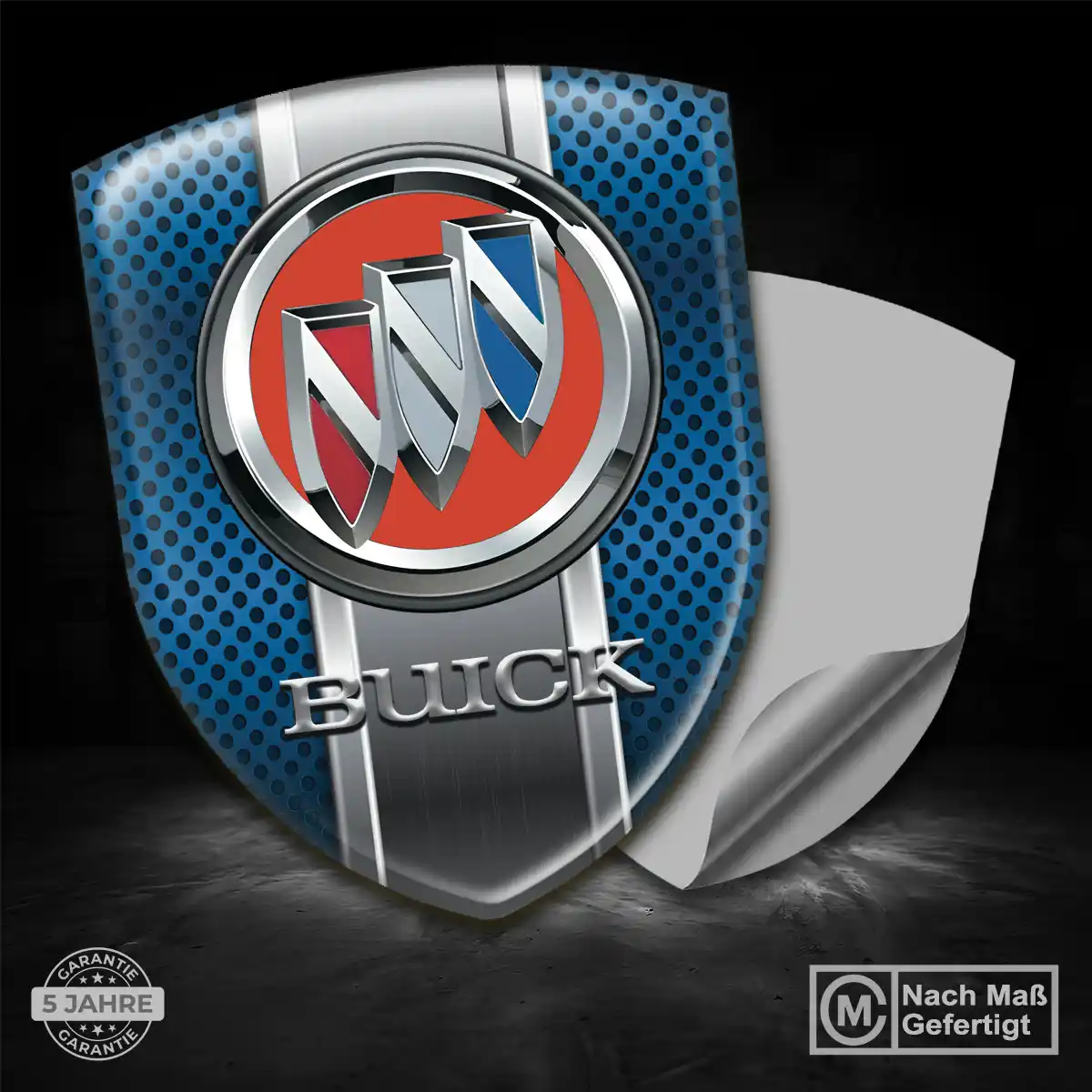 Buick 3D Gel Aufkleber Emblem Hochwertiges Harz