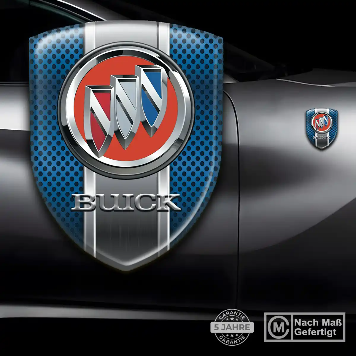 Buick 3D Gel Aufkleber Emblem Hochwertiges Harz