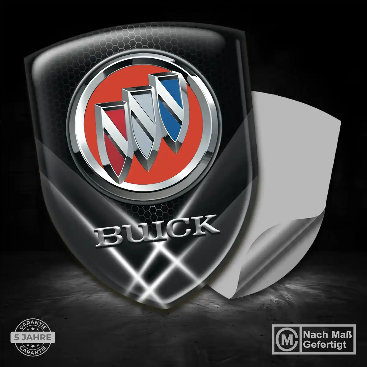 Buick 3D Gel Aufkleber Emblem Interieurdesign