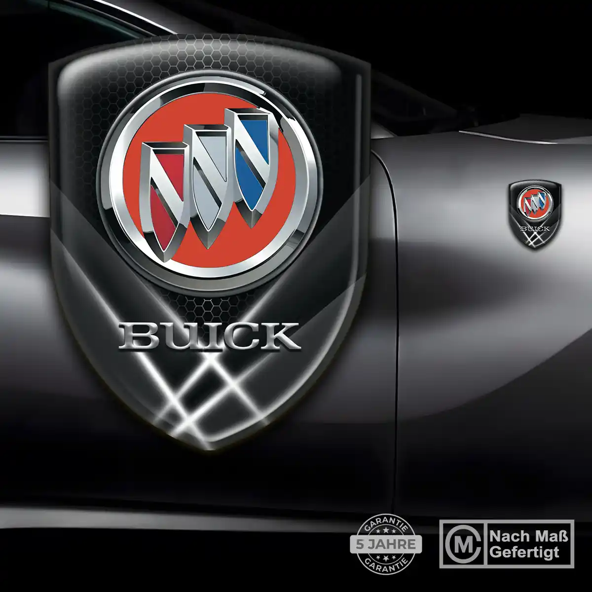 Buick 3D Gel Aufkleber Emblem Interieurdesign
