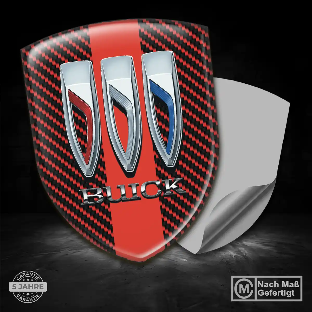 Buick 3D Gel Aufkleber Emblem Limitierte Auflage
