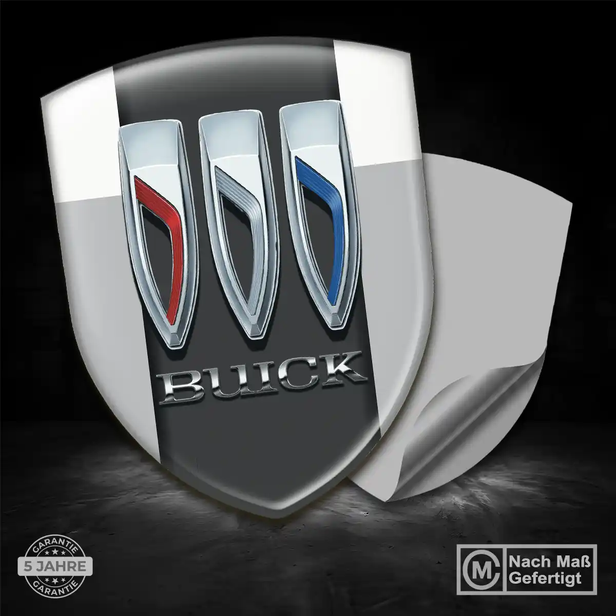 Buick 3D Gel Aufkleber Emblem Markenedition
