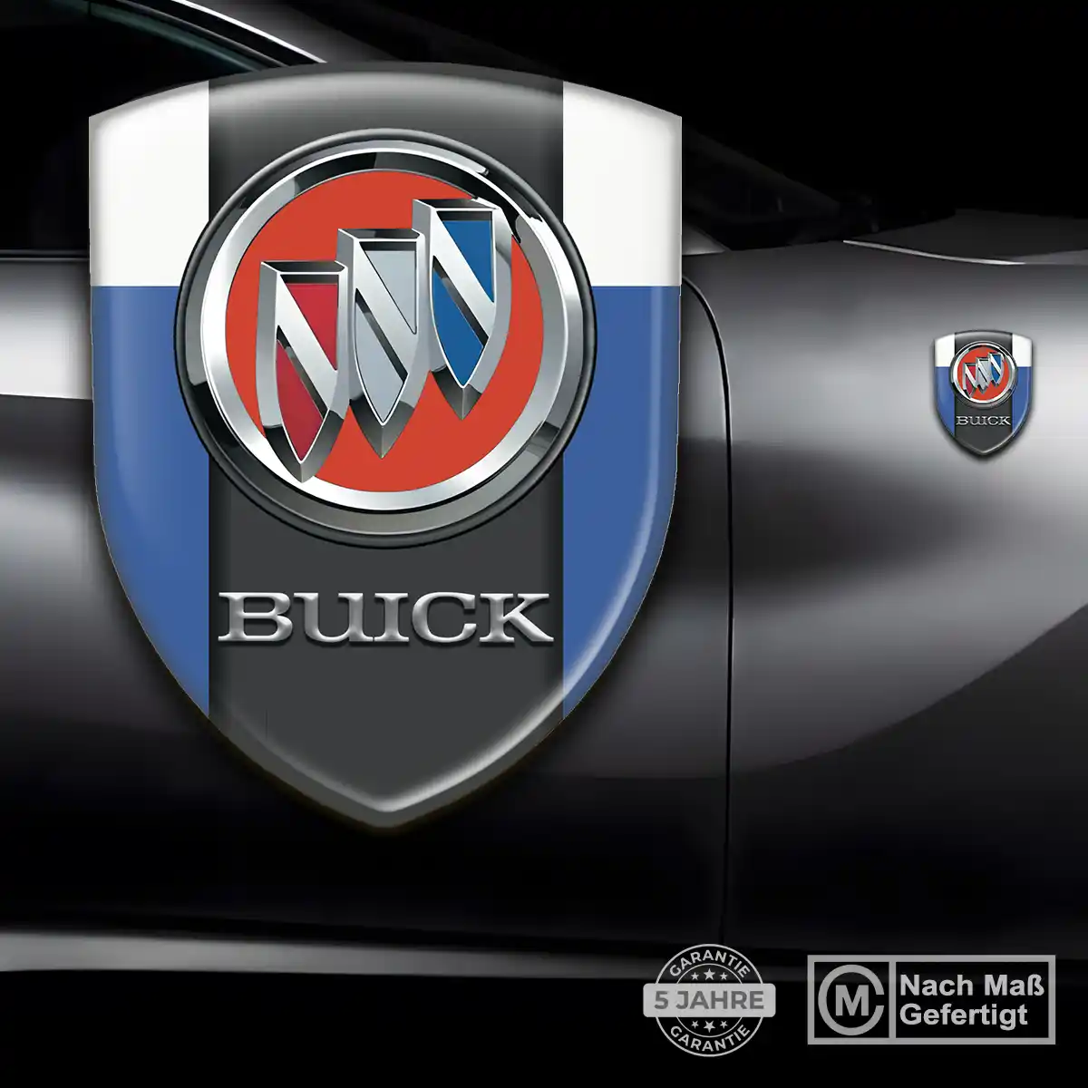 Buick 3D Gel Aufkleber Emblem Premiumqualität