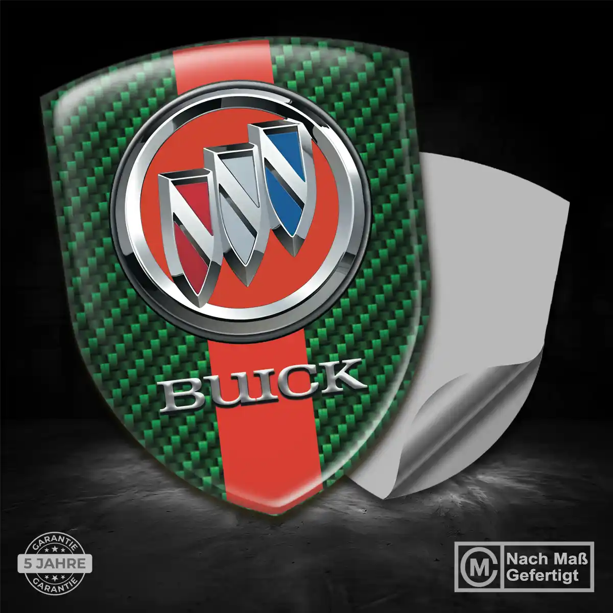 Buick 3D Gel Aufkleber Emblem Tuningfahrzeug