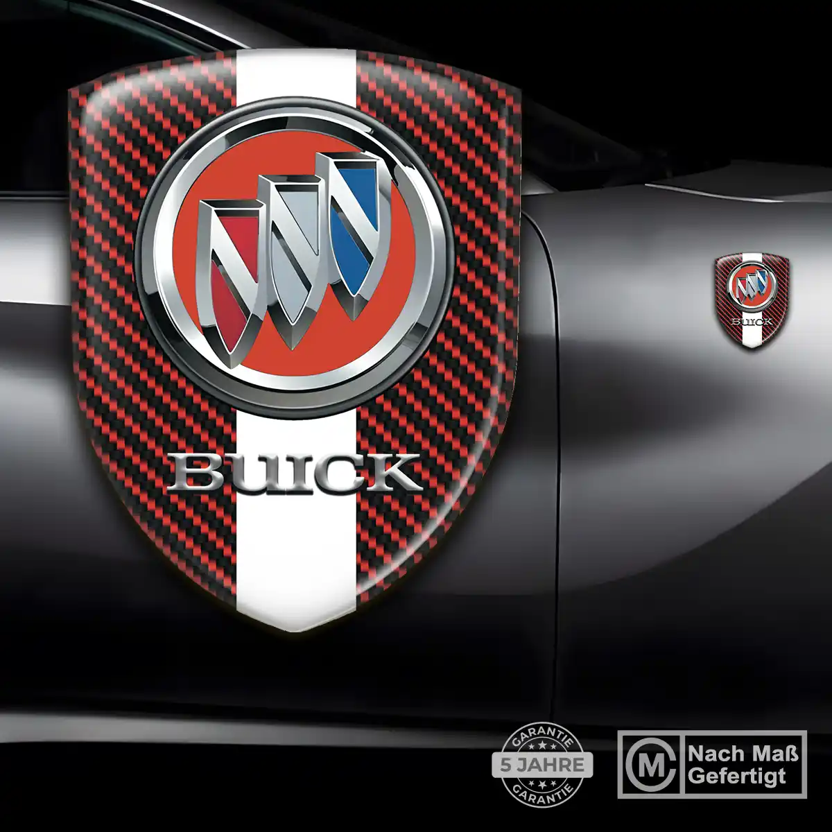 Buick 3D Gel Aufkleber Embleme Auto Hochwertiges Harz
