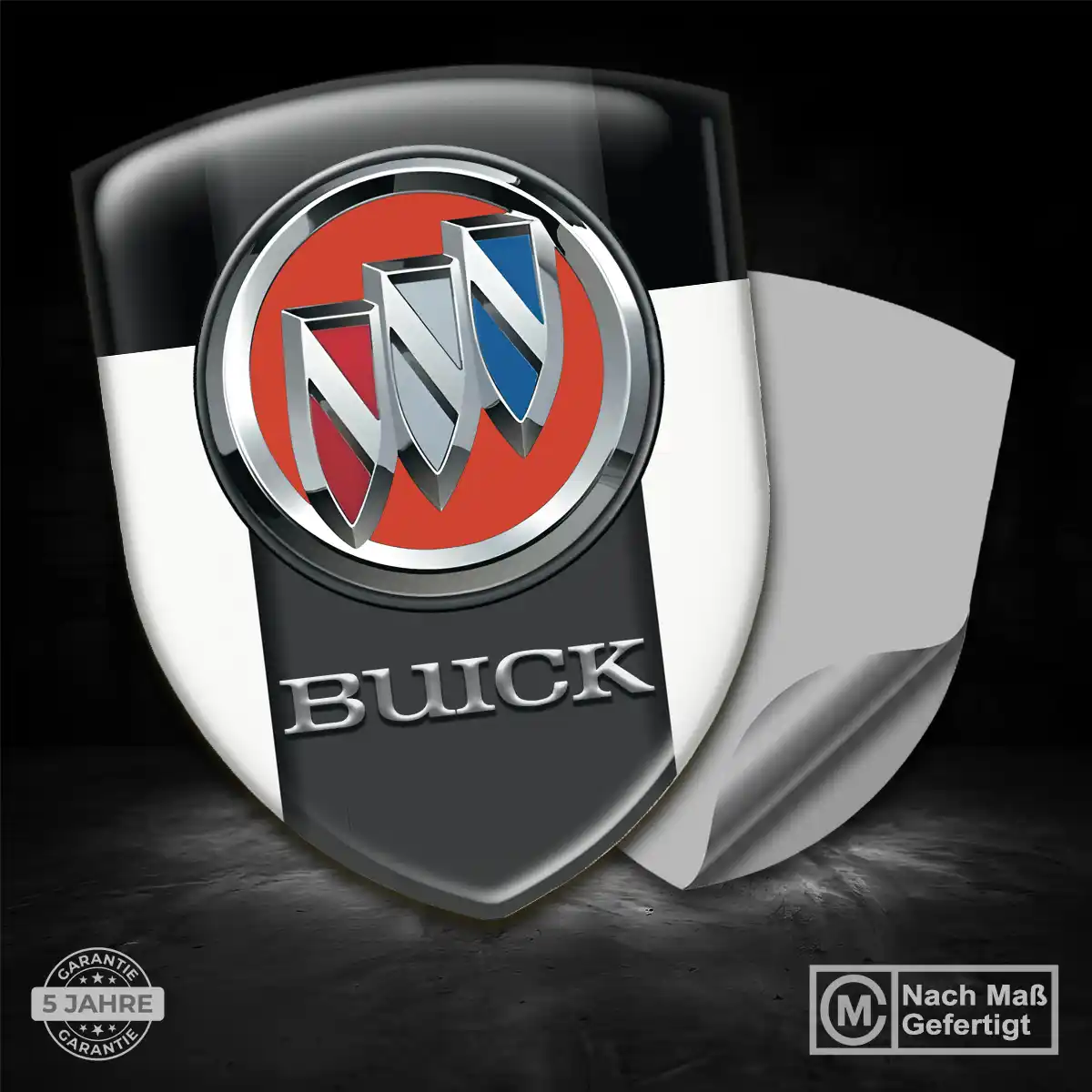 Buick 3D Gel Aufkleber Embleme Auto Interieurdesign