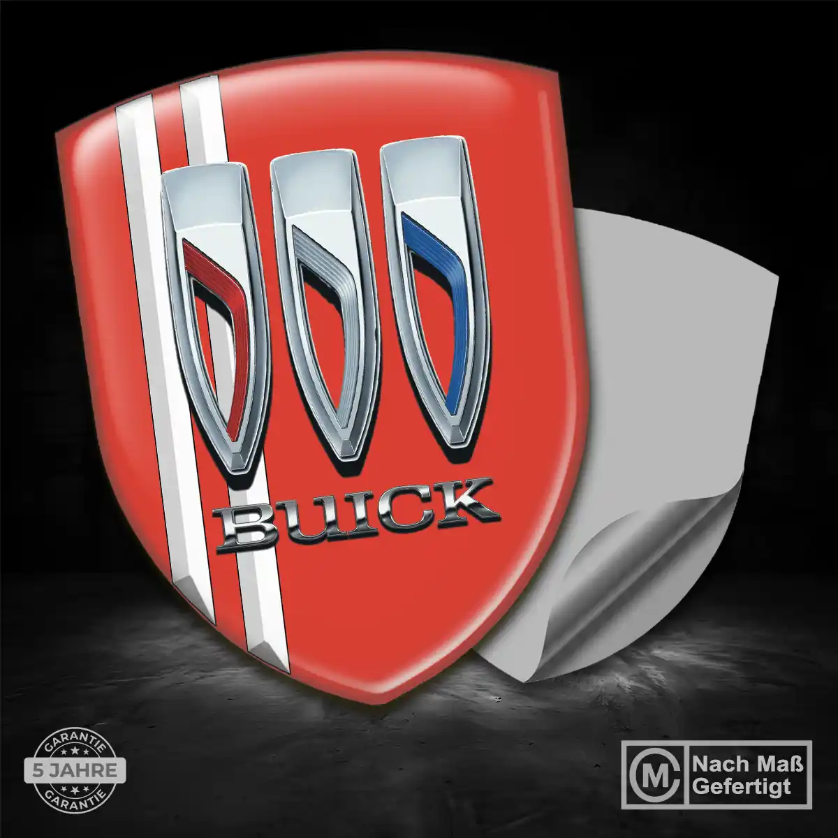 Buick 3D Gel Aufkleber Embleme Elegantes Design