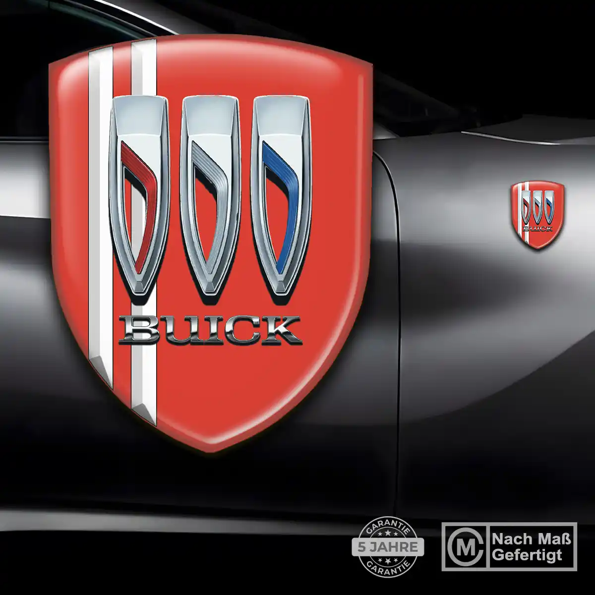 Buick 3D Gel Aufkleber Embleme Elegantes Design
