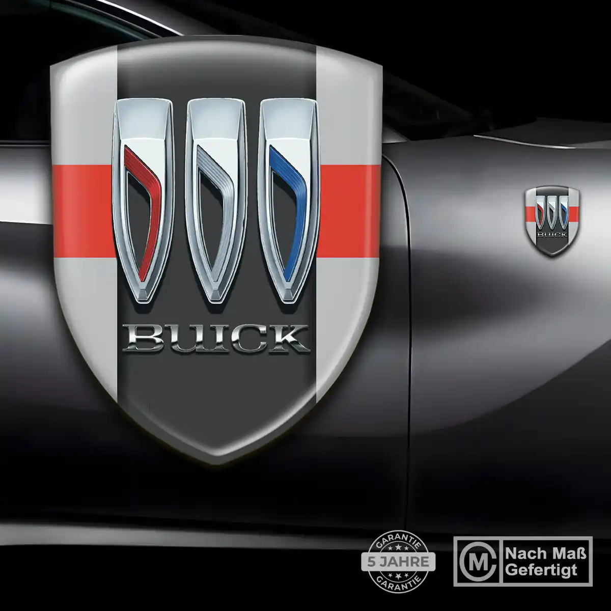 Buick 3D Gel Aufkleber Embleme Hochwertiges Harz