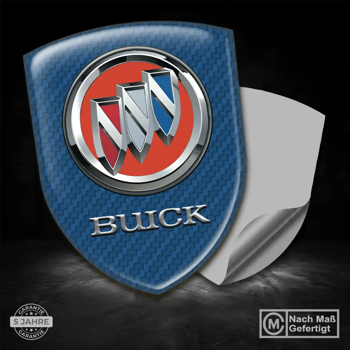Buick 3D Gel Aufkleber Embleme Interieurdesign