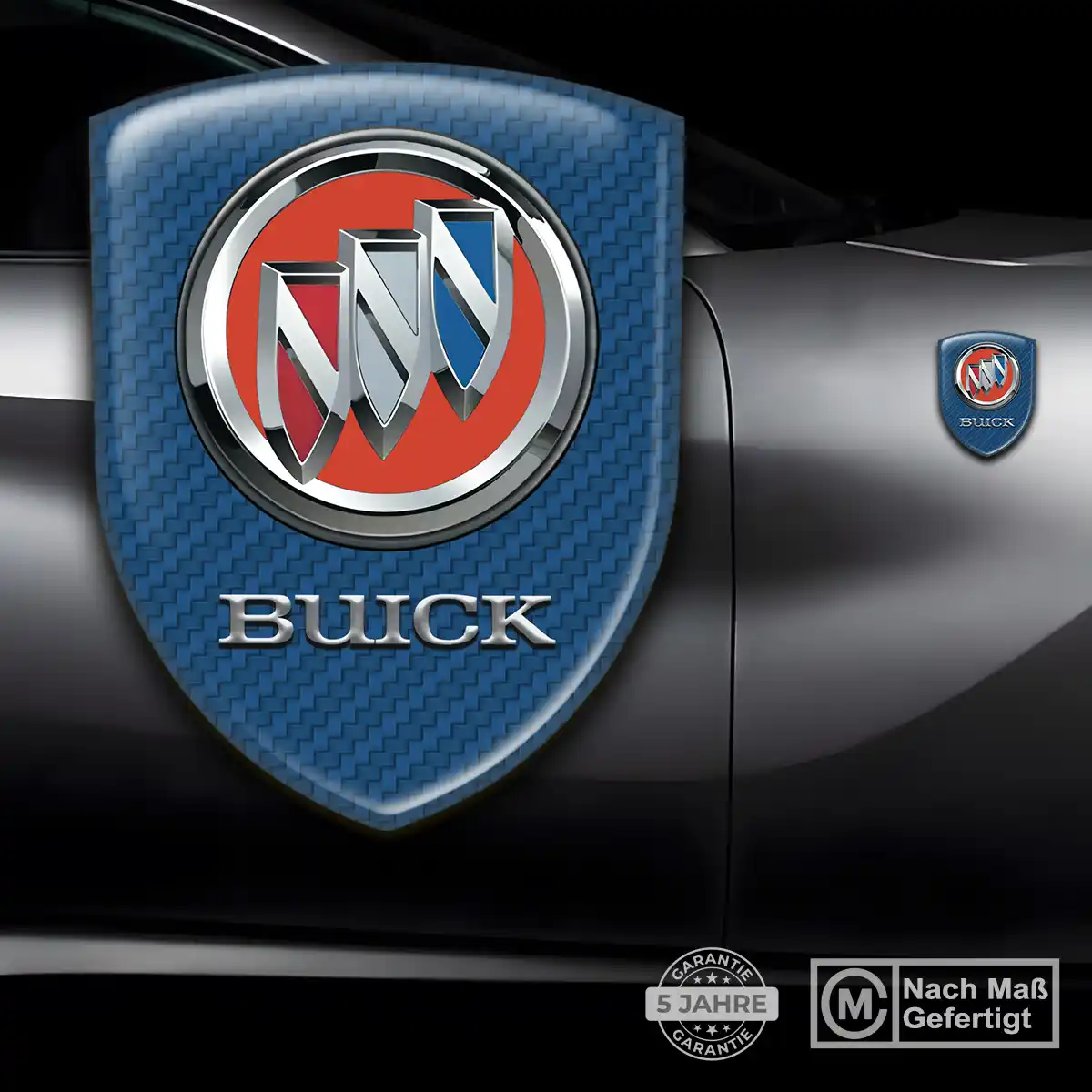 Buick 3D Gel Aufkleber Embleme Interieurdesign