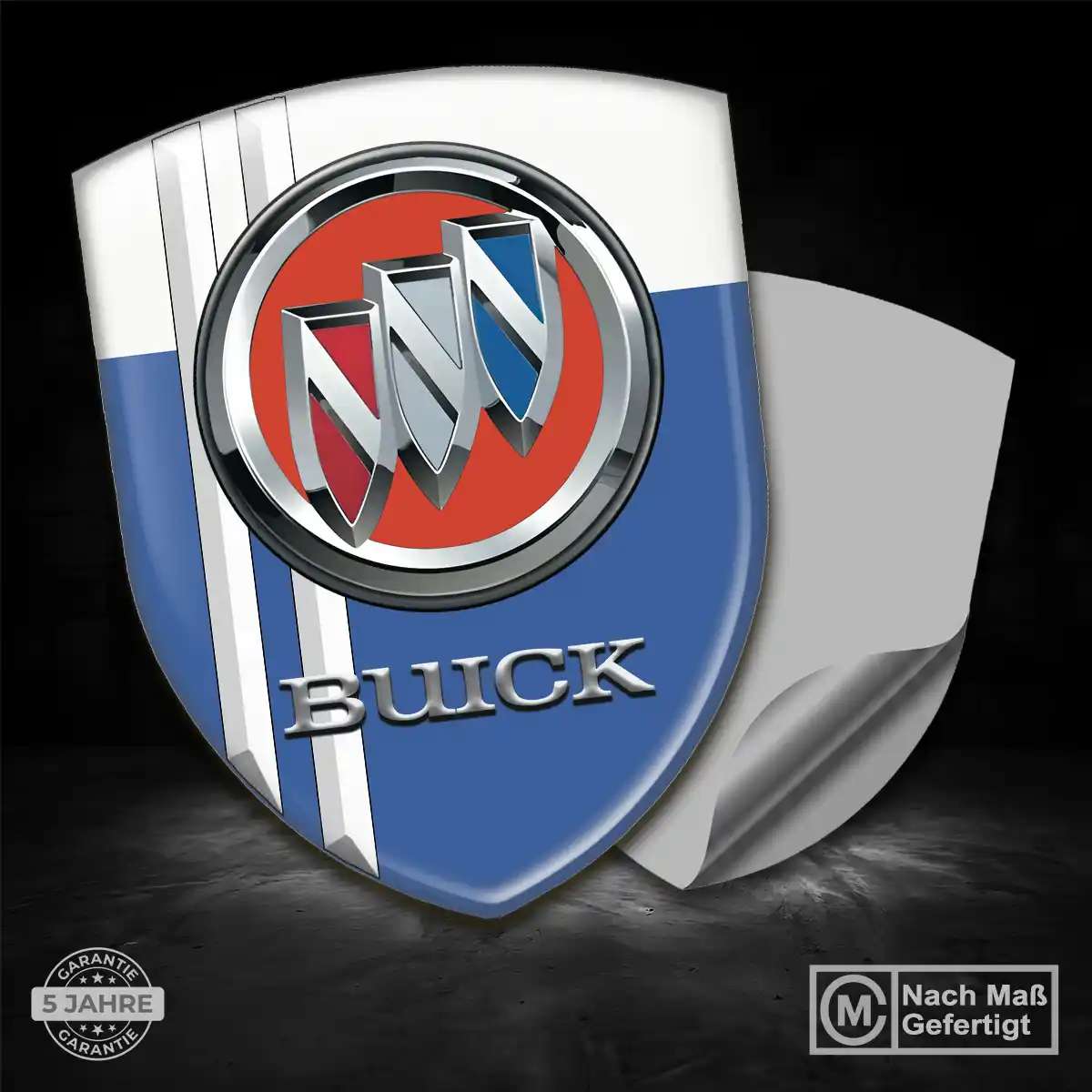 Buick 3D Gel Aufkleber Embleme Markenedition