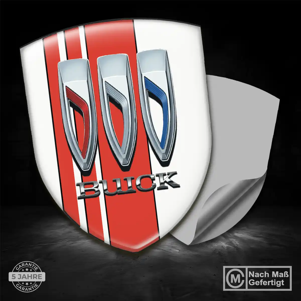 Buick 3D Gel Aufkleber Embleme Tuningfahrzeug