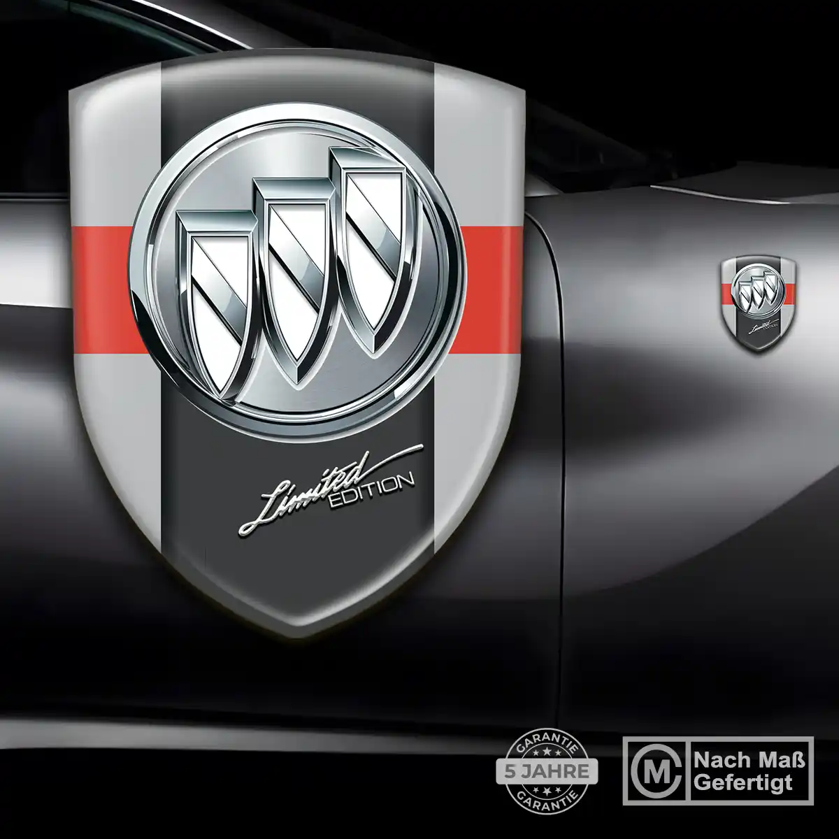 Buick 3D Gel Aufkleber Interieurdesign