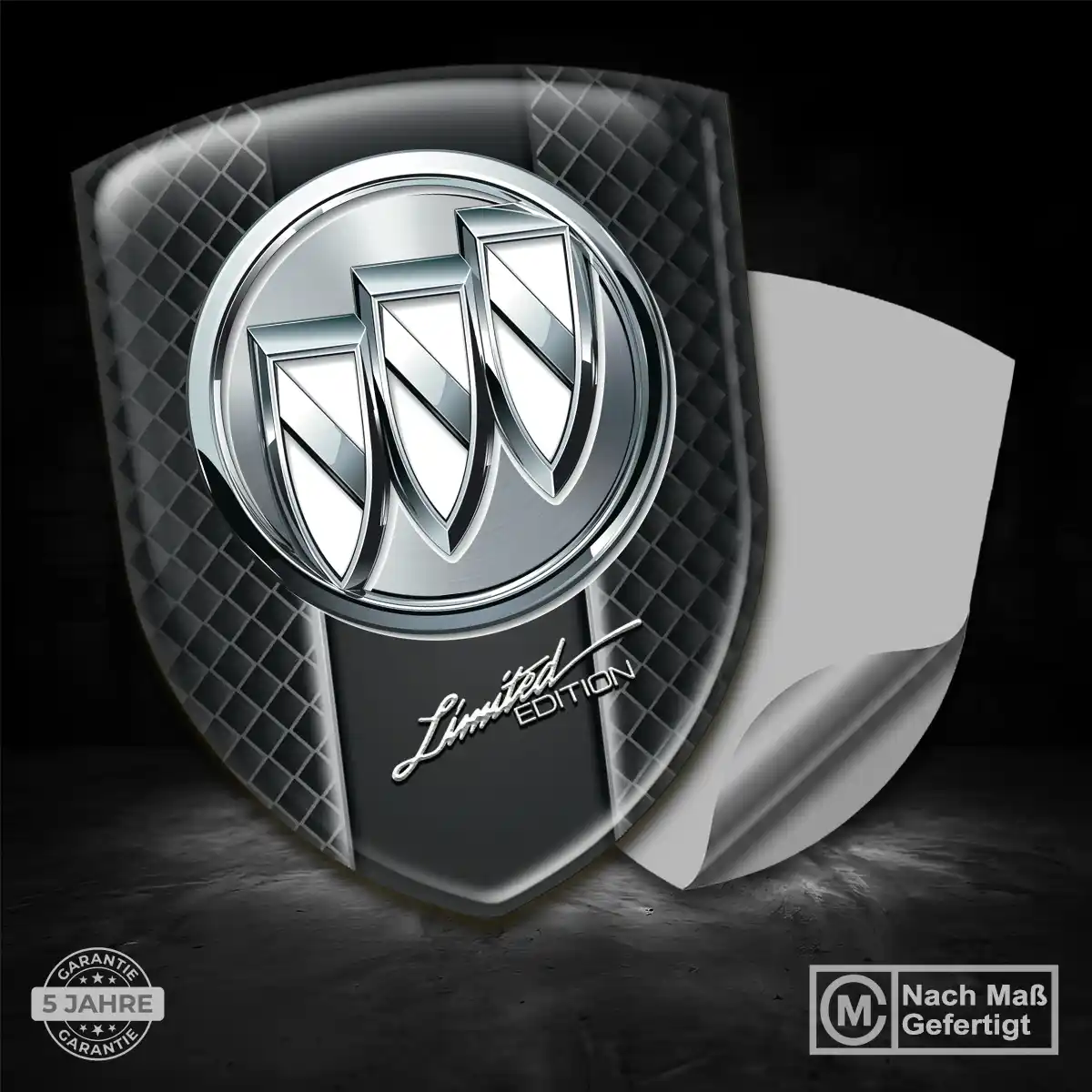 Buick 3D Gel Aufkleber Premiumqualität