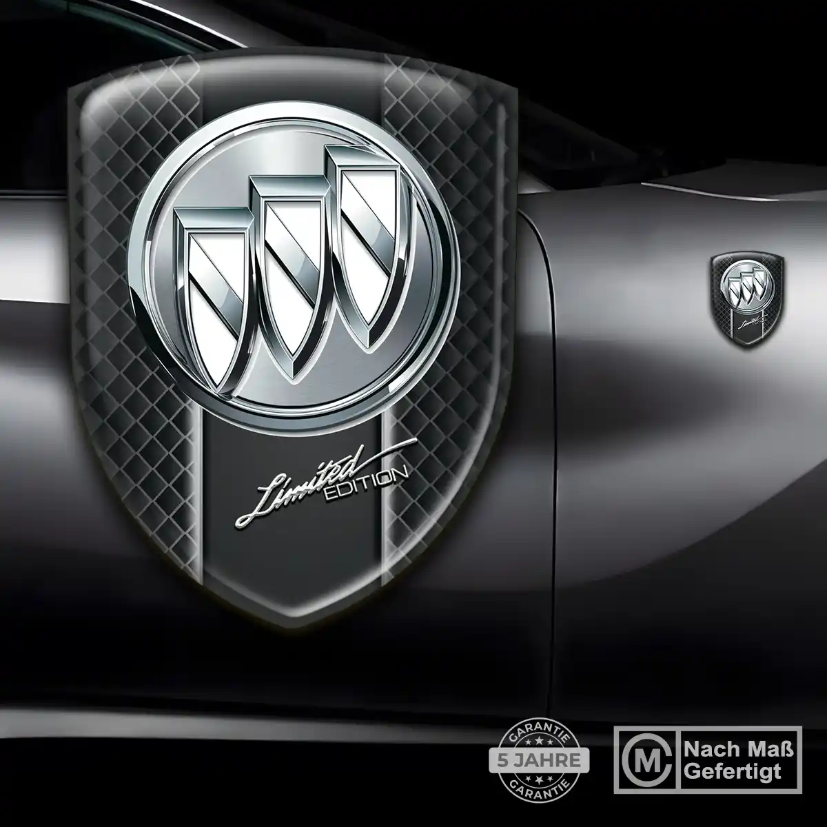 Buick 3D Gel Aufkleber Premiumqualität