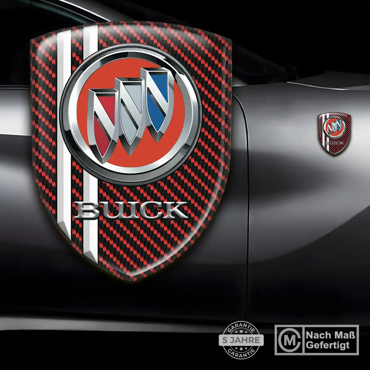 Buick 3D Gel Aufkleber Silikon Auto Exterieurdesign