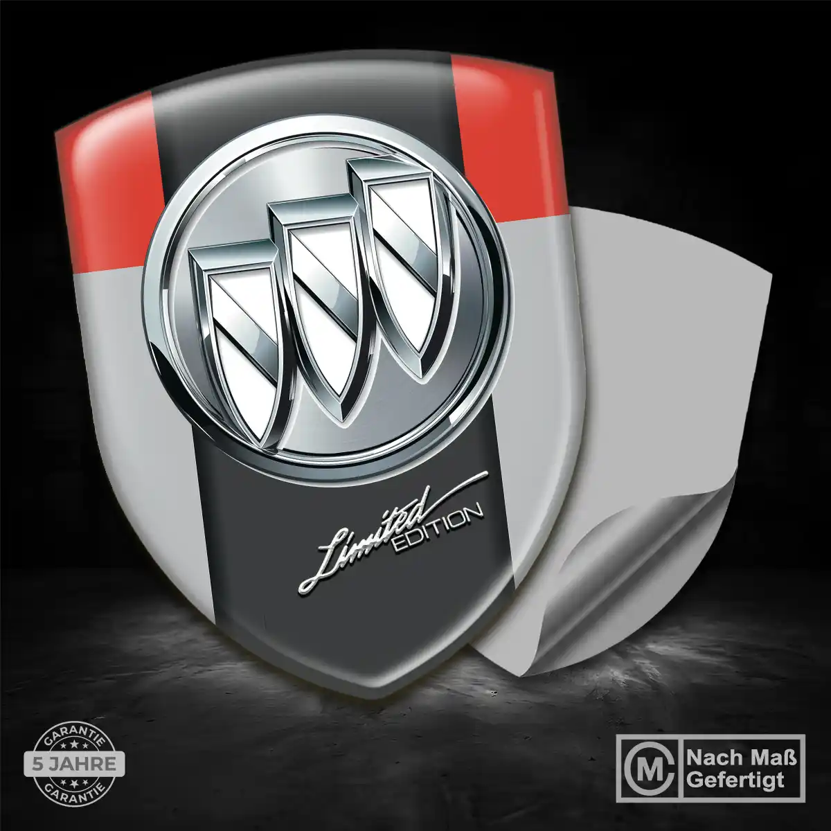 Buick 3D Gel Aufkleber Silikon Auto Luxus-Edition