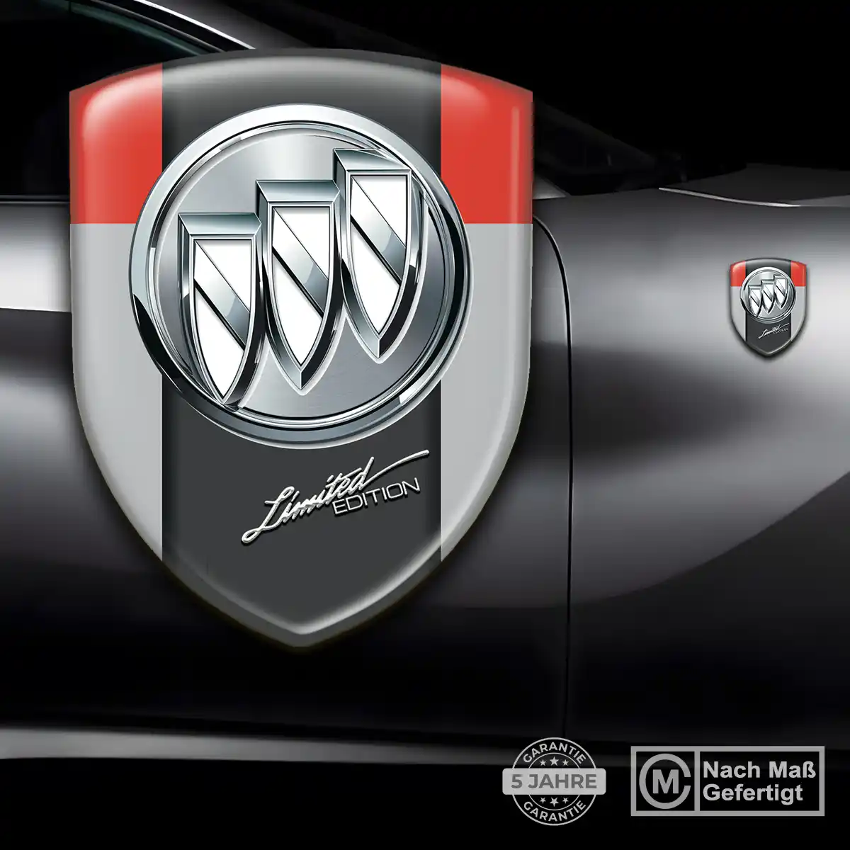 Buick 3D Gel Aufkleber Silikon Auto Luxus-Edition