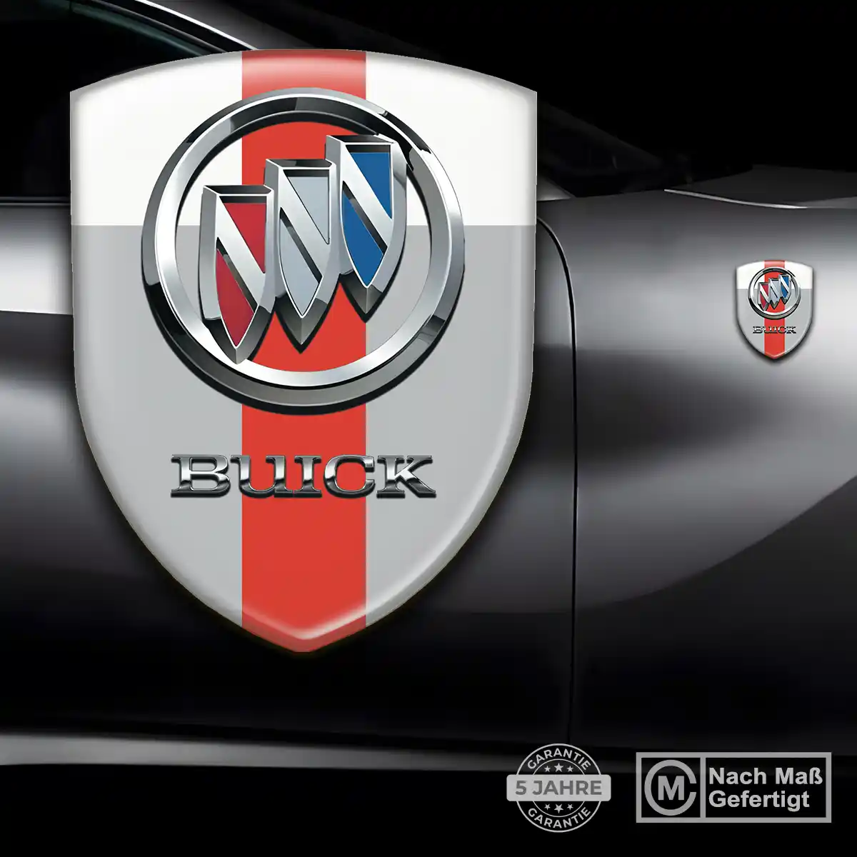 Buick 3D Gel Aufkleber Silikon Auto Markenedition
