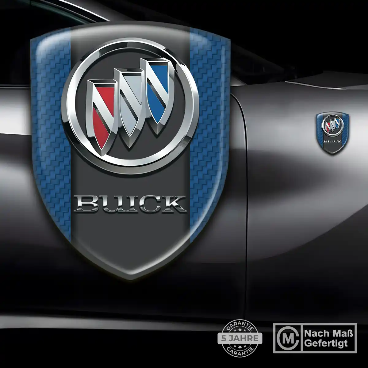 Buick 3D Gel Aufkleber Silikon Auto Tuningfahrzeug