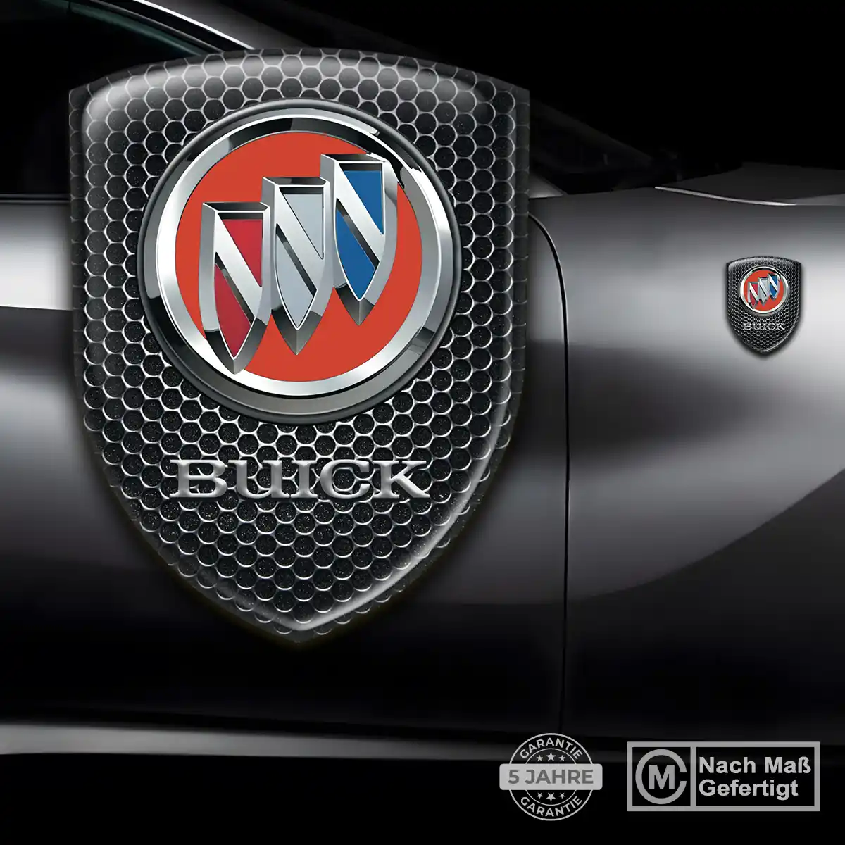 Buick 3D Gel Aufkleber Silikon Elegantes Design