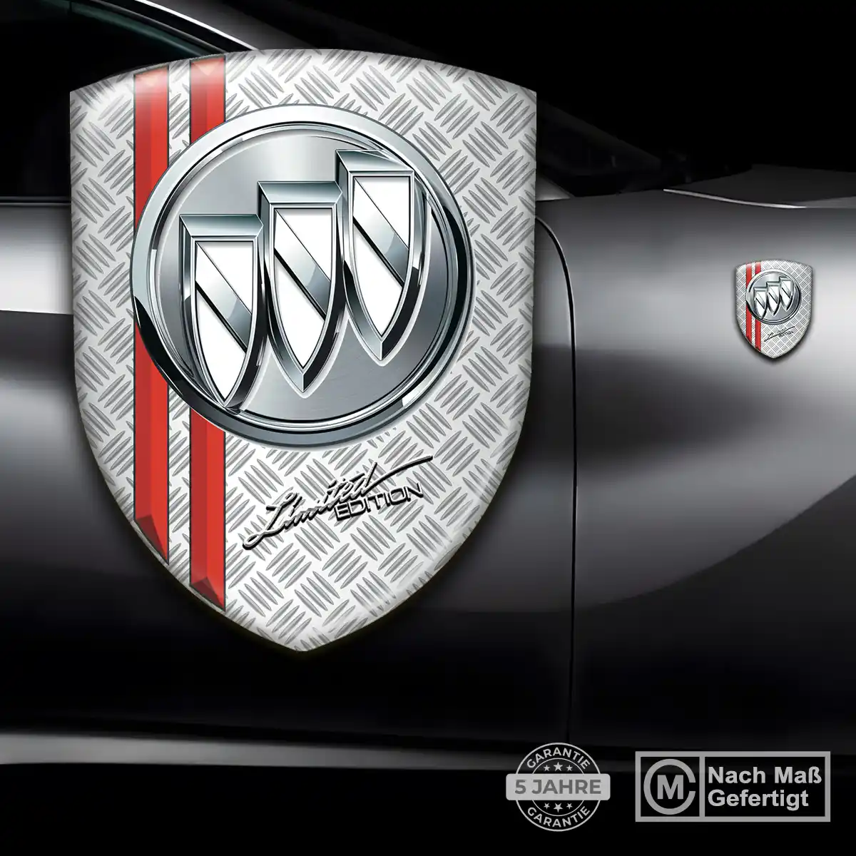 Buick 3D Gel Aufkleber Silikon Exterieurdesign