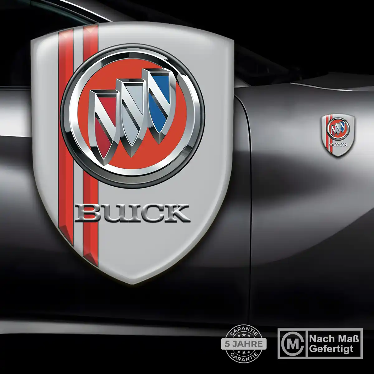 Buick 3D Gel Aufkleber Silikon Luxus-Edition