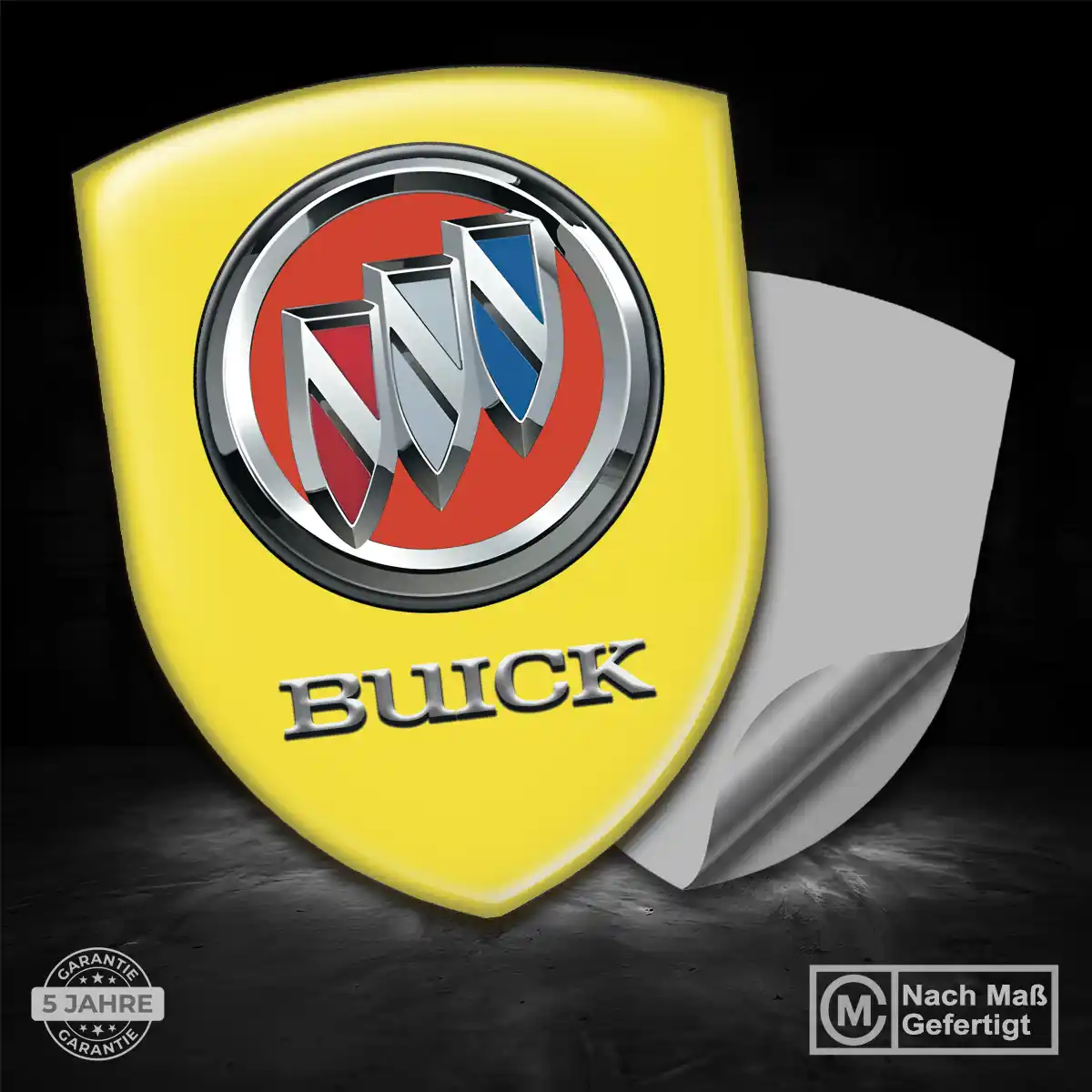 Buick 3D Gel Aufkleber Silikon Markenedition