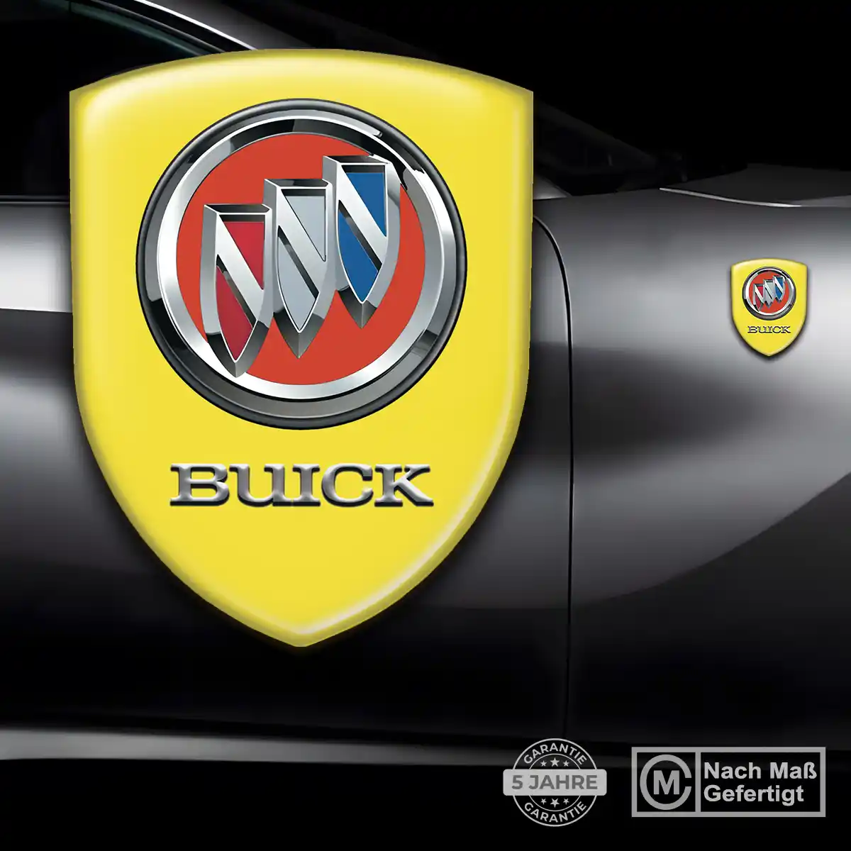 Buick 3D Gel Aufkleber Silikon Markenedition