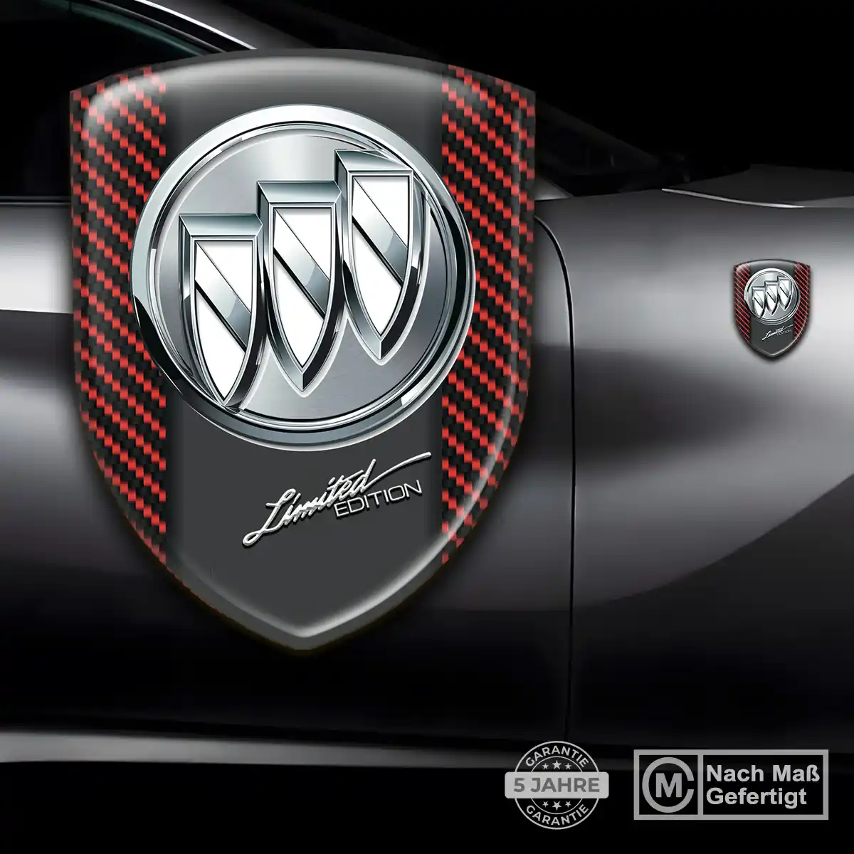 Buick 3D Gel Aufkleber Silikon Premium-Edition