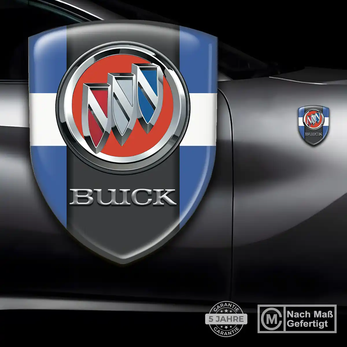 Buick 3D Gel Aufkleber Silikon Premiumqualität