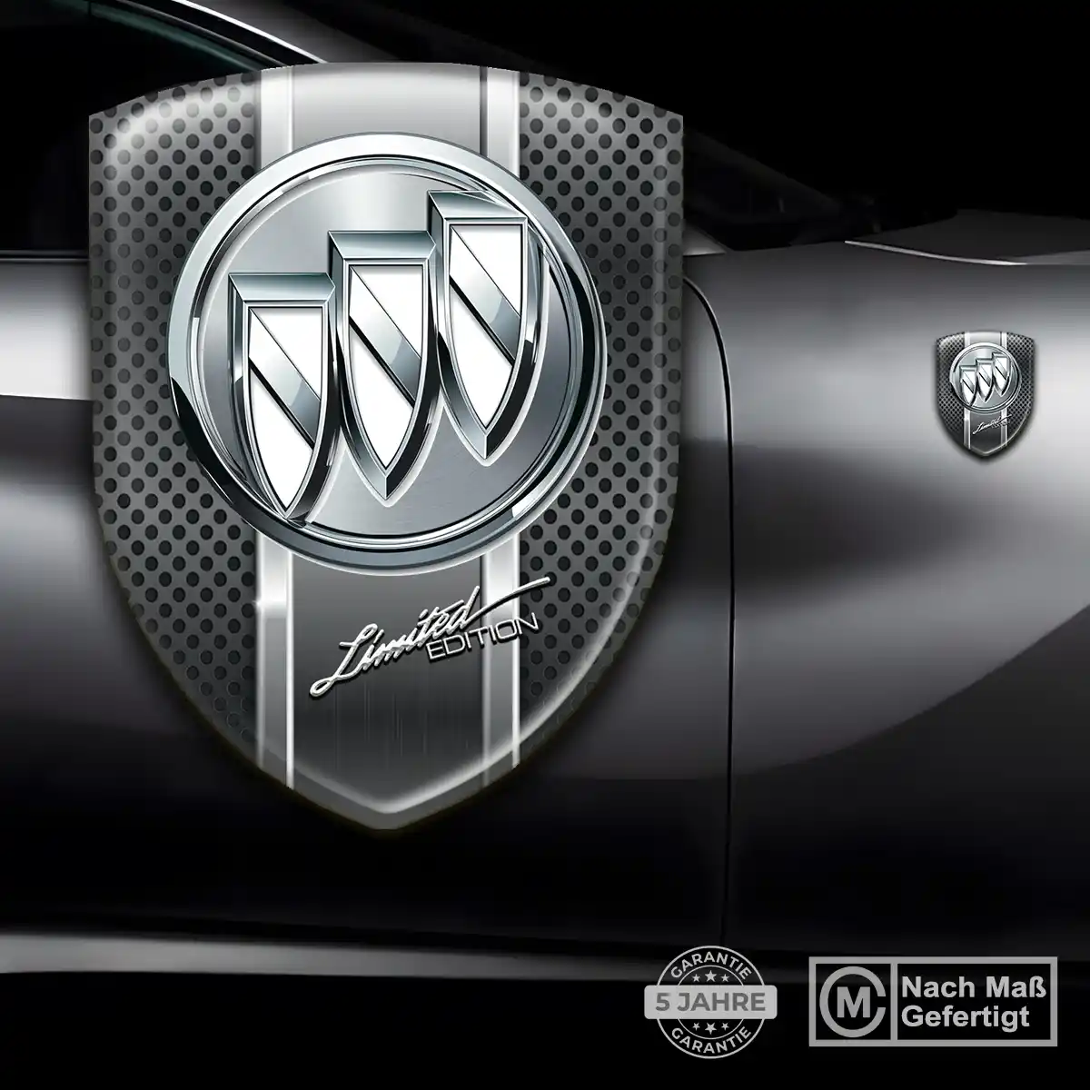 Buick 3D Gel Aufkleber Silikon Tuningfahrzeug