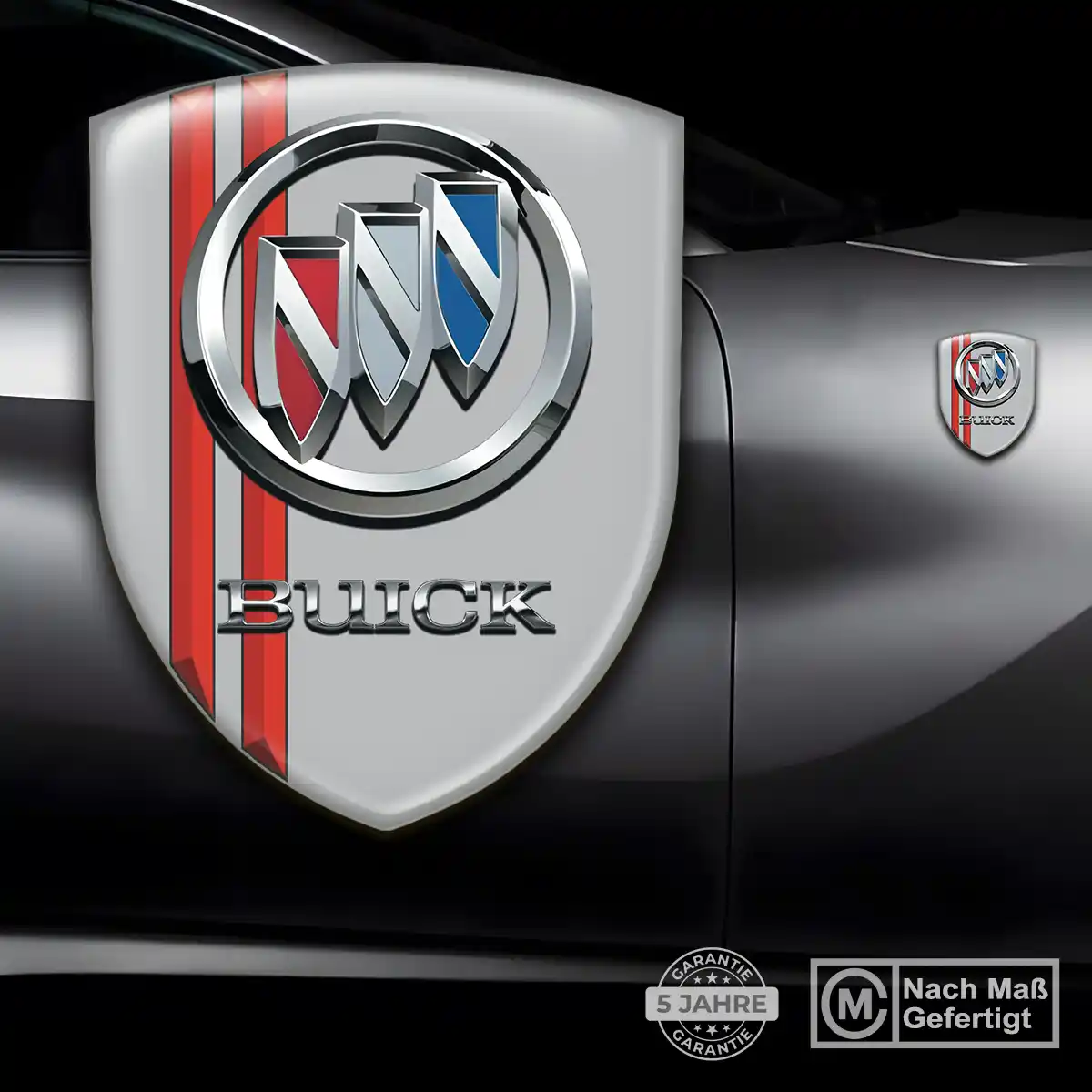 Buick 3D Gel Aufkleber Tuningfahrzeug