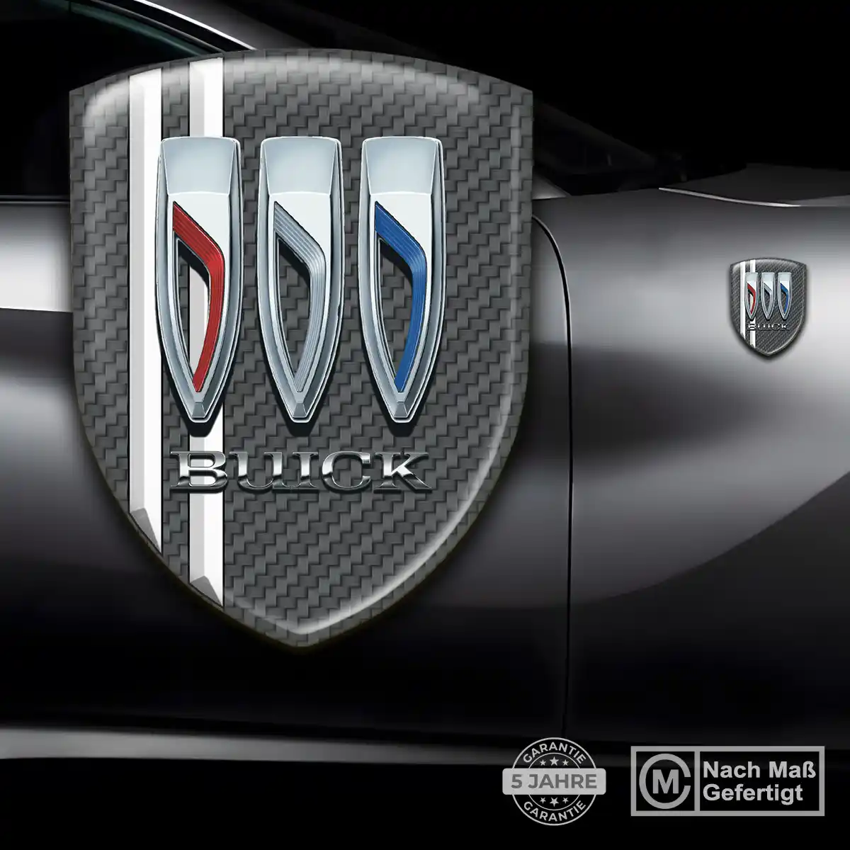 Buick 3D Gel Aufkleber Wappen Auto Hochwertiges Harz