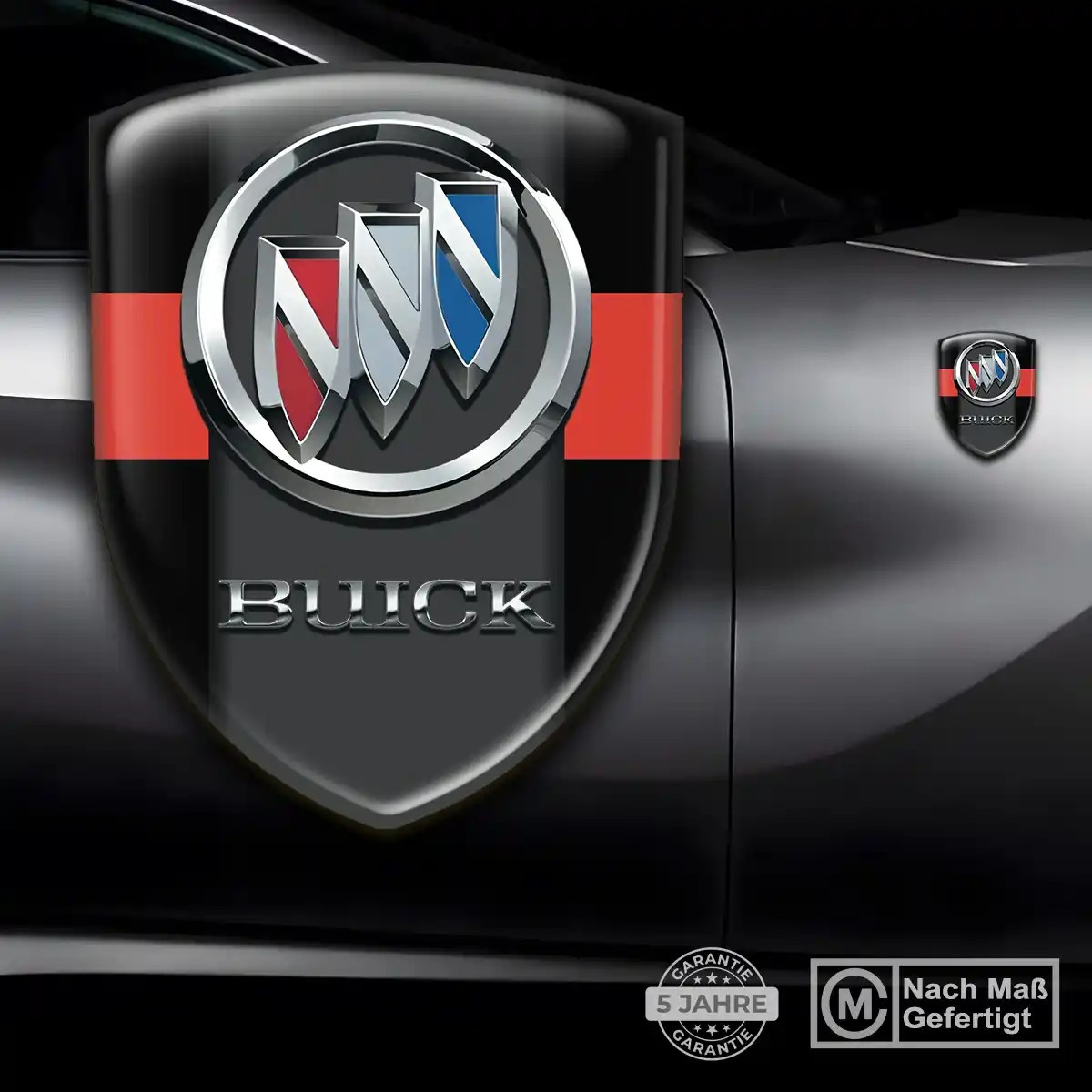 Buick 3D Gel Aufkleber Wappen Auto Limitierte Auflage