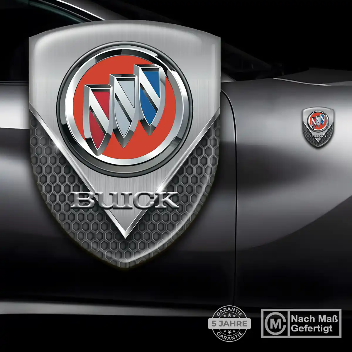 Buick 3D Gel Aufkleber Wappen Auto Markenedition