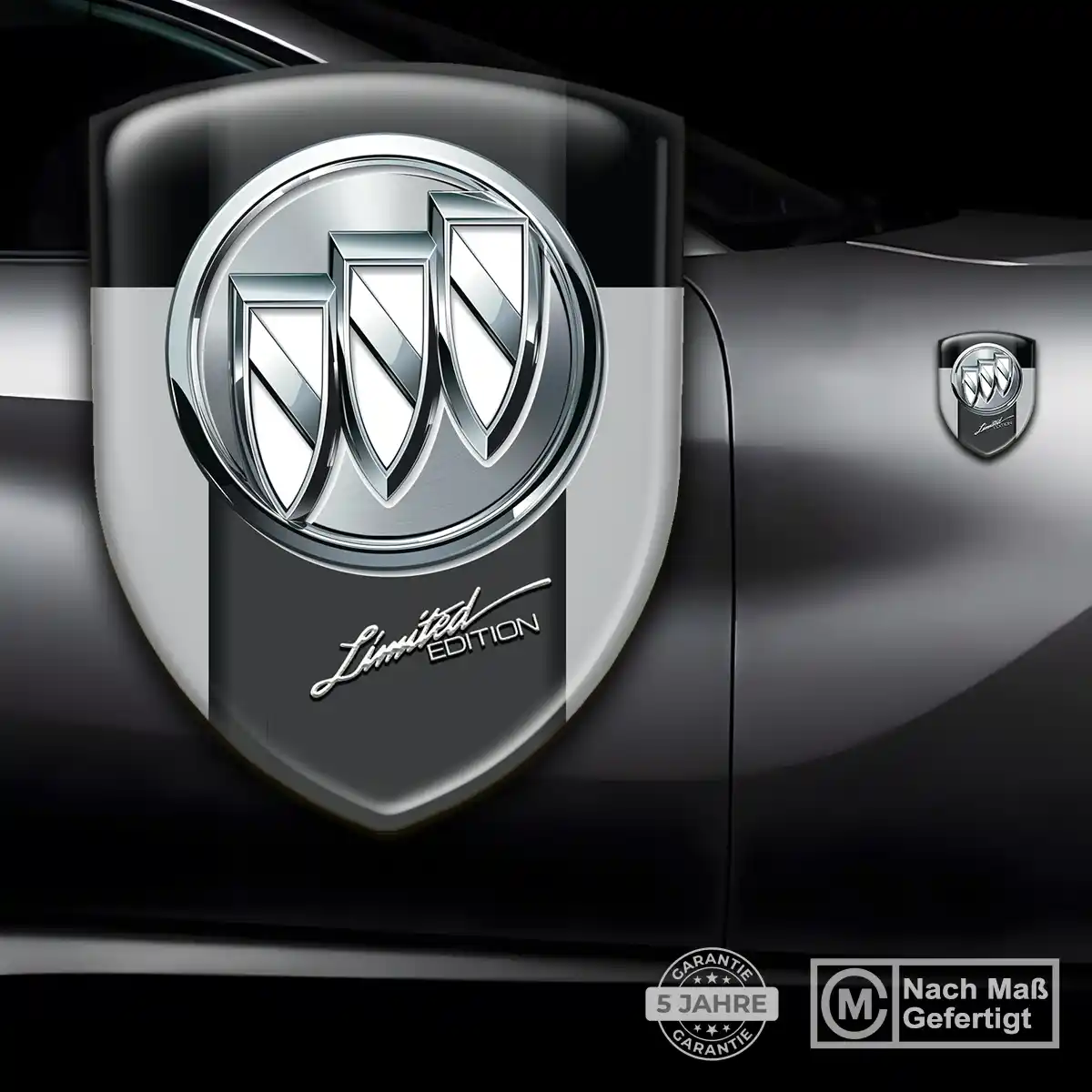 Buick 3D Gel Aufkleber Wappen Auto Tuningfahrzeug