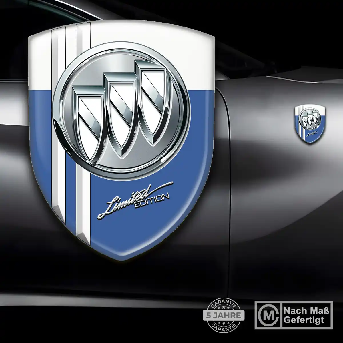 Buick 3D Gel Aufkleber Wappen Exterieurdesign