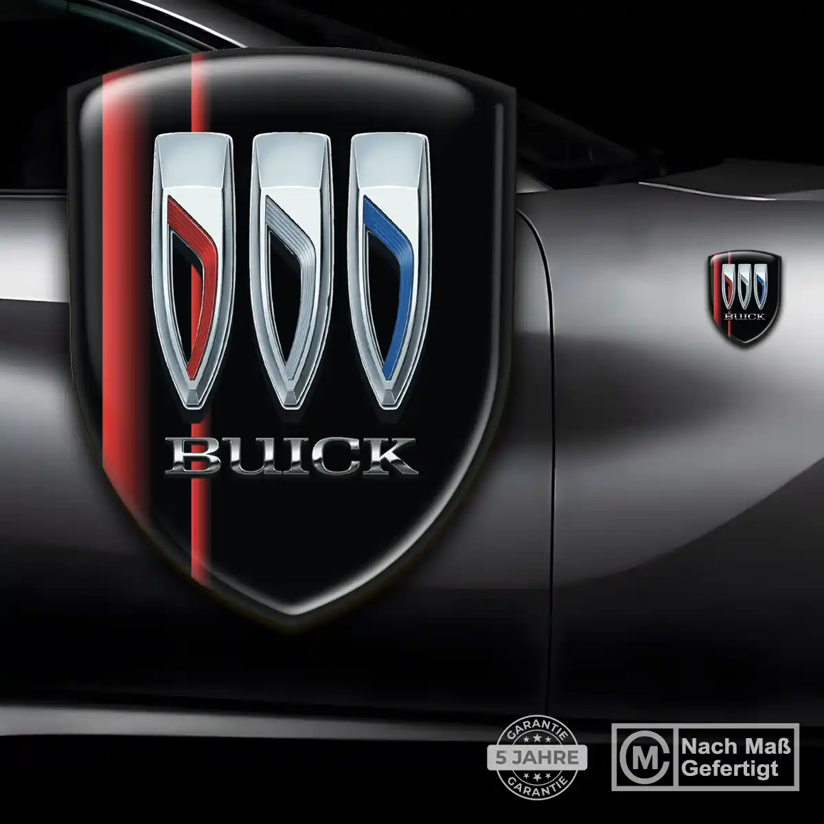 Buick 3D Gel Aufkleber Wappen Interieurdesign