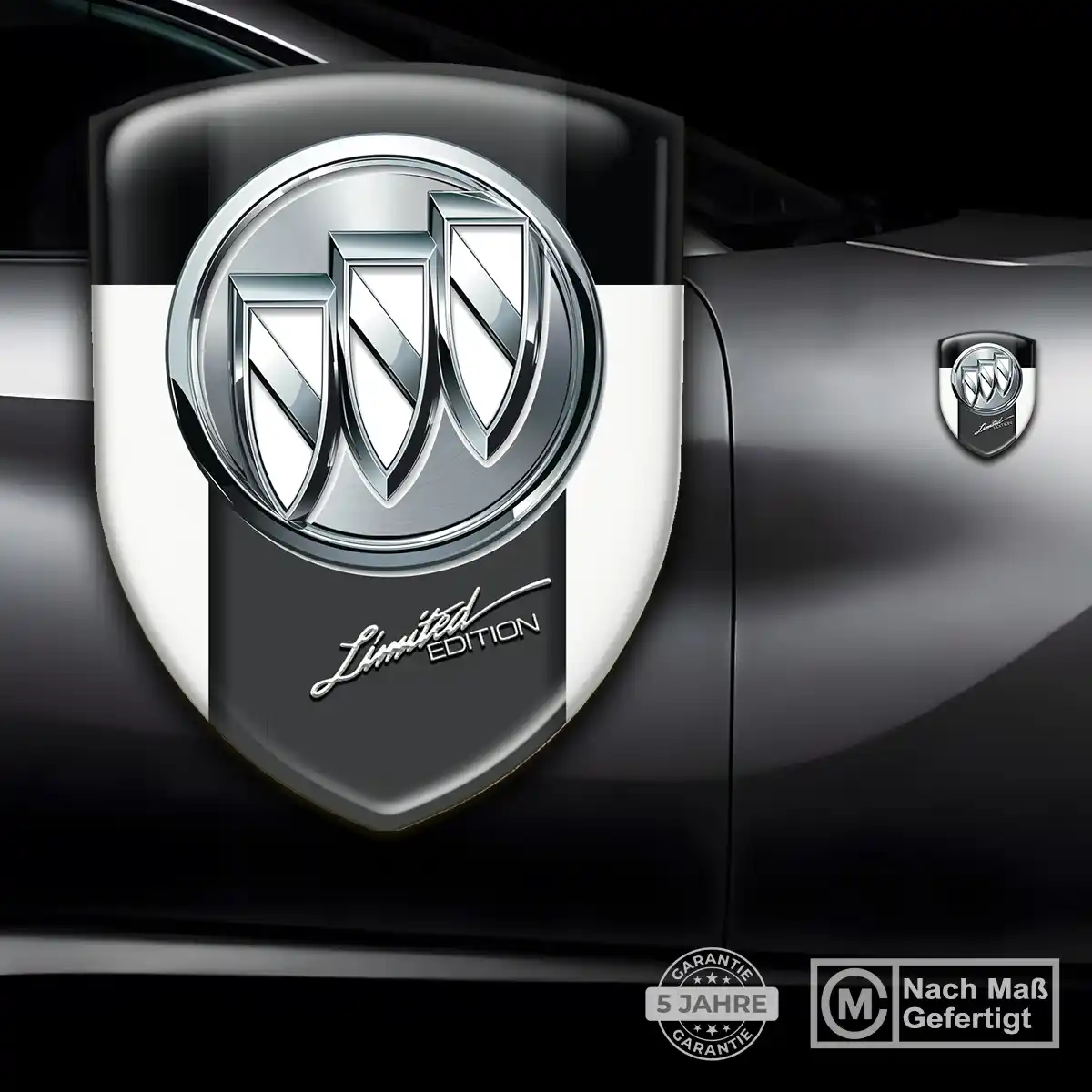 Buick Aufkleber 3D Gel Emblem Elegantes Design