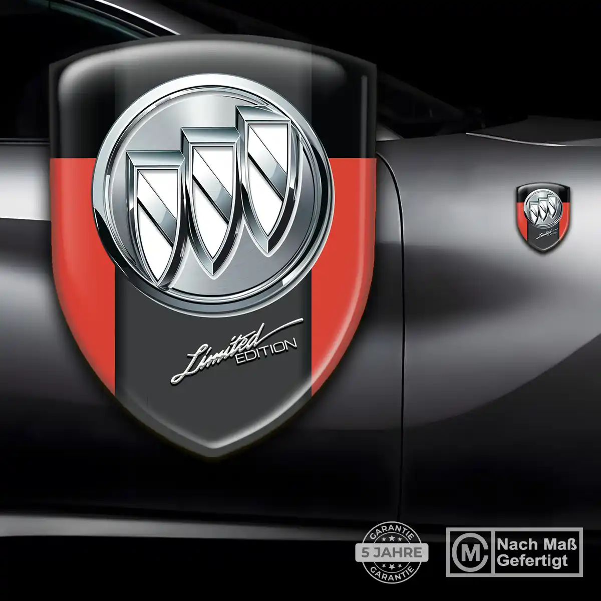 Buick Aufkleber 3D Gel Emblem Premium-Edition