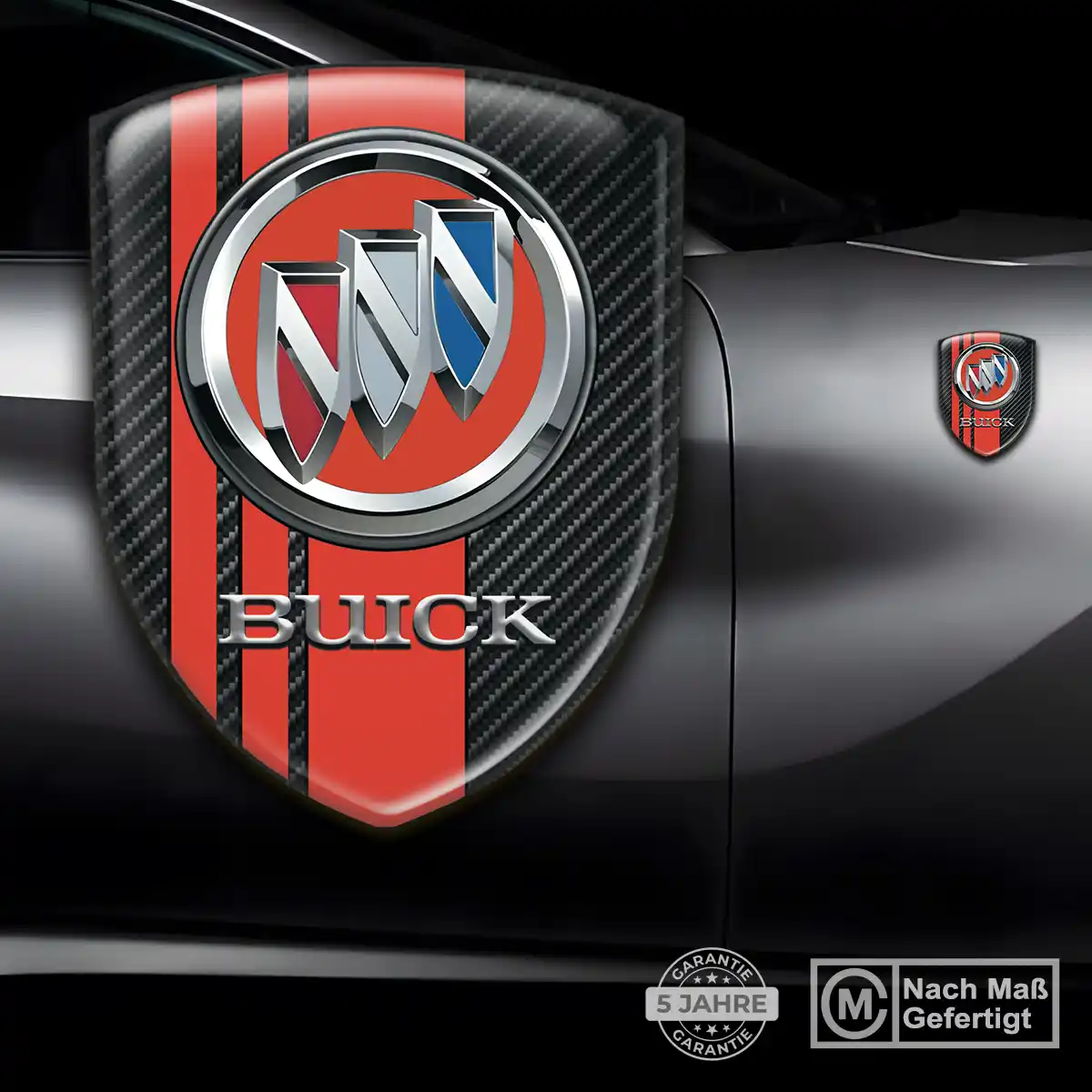 Buick Aufkleber 3D Gel Emblem Stilvolles Design