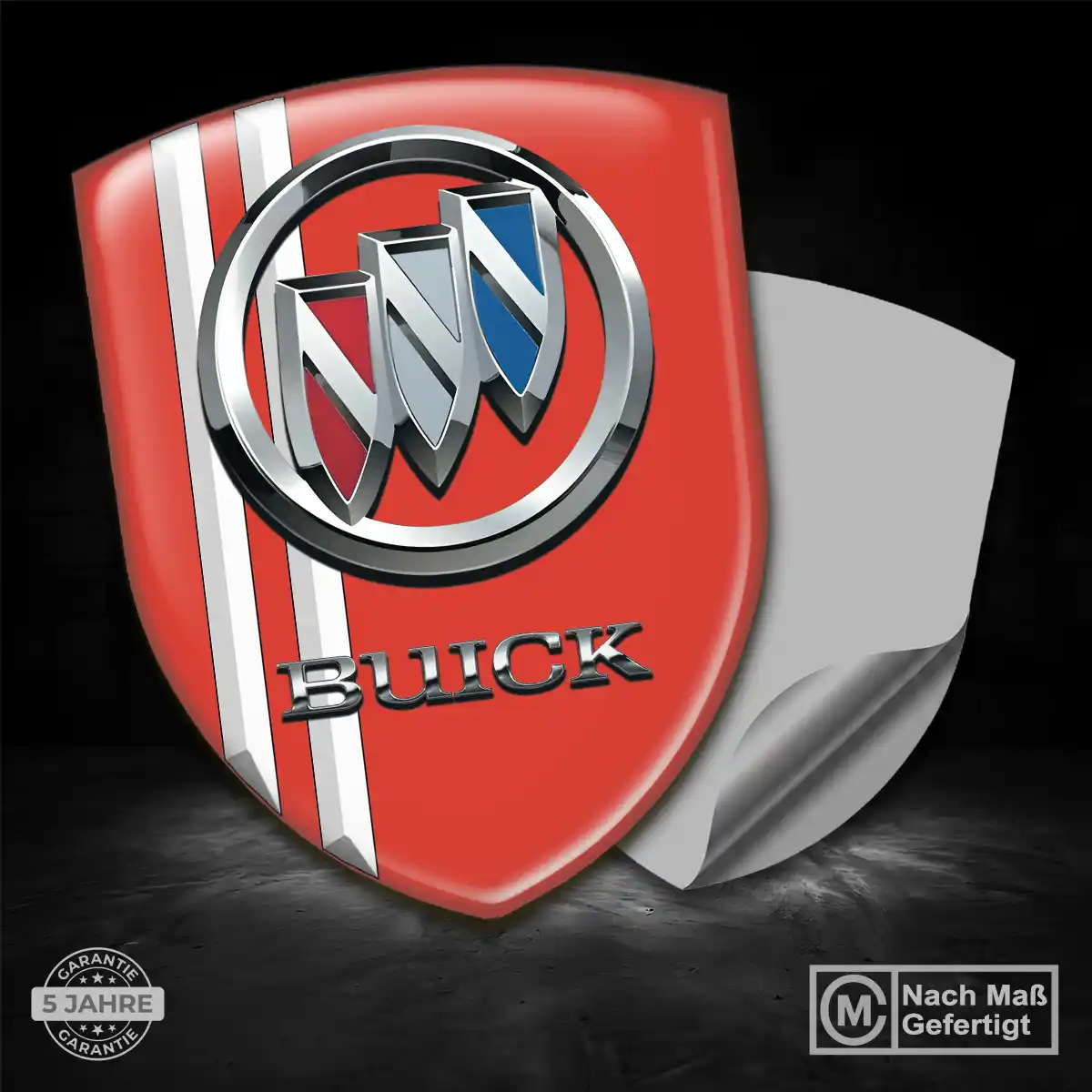 Buick Aufkleber 3D Gel Embleme Auto Interieurdesign